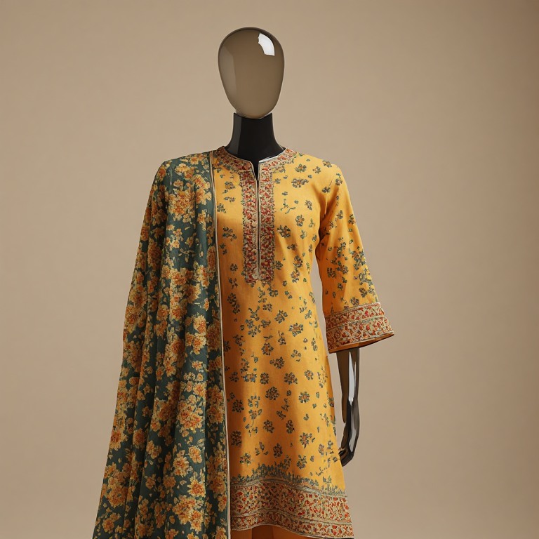 Cambric Shirt & Dupatta